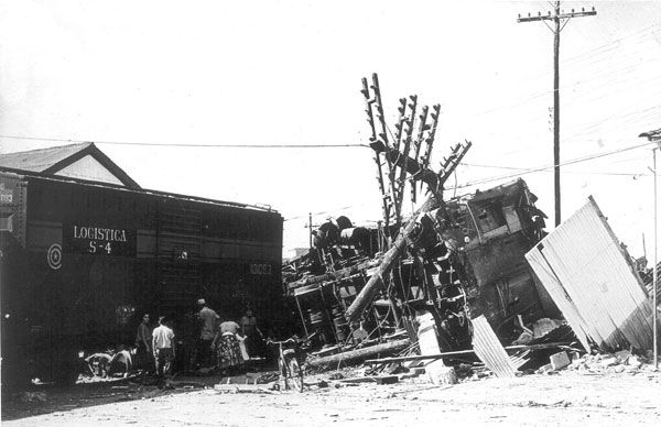 El tren blindado de Santa Clara después del ataque