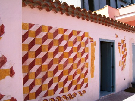 Pintura mural en la azotea