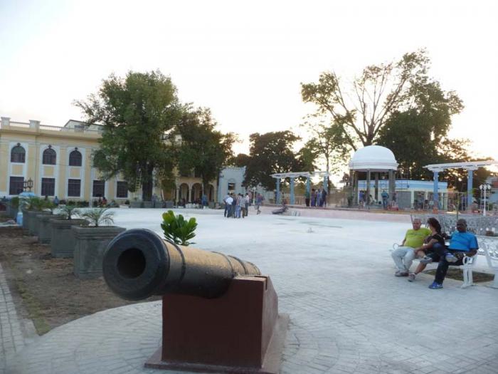 Vista de la Plaza 24 de Febrero, unas jornadas antes de acoger la asamblea solemne
