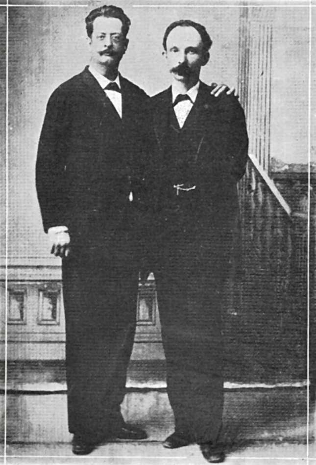 José martí junto a Fermín Valdés Domínguez en Cayo Hueso, 1894