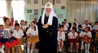 Un día de gran fiesta para el Patriarca Kirill. / Foto: Modesto Gutiérrez