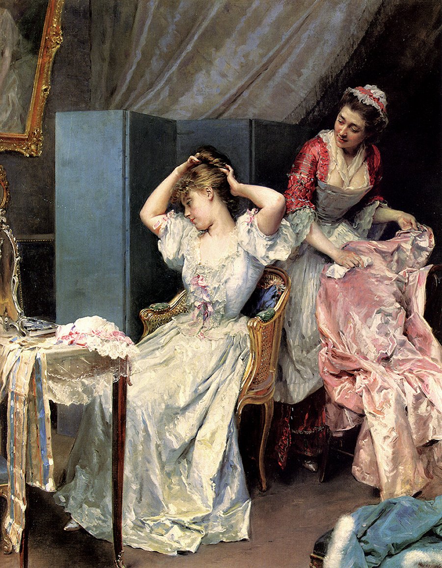 "La toilette" (1890), Raimundo Madrazo