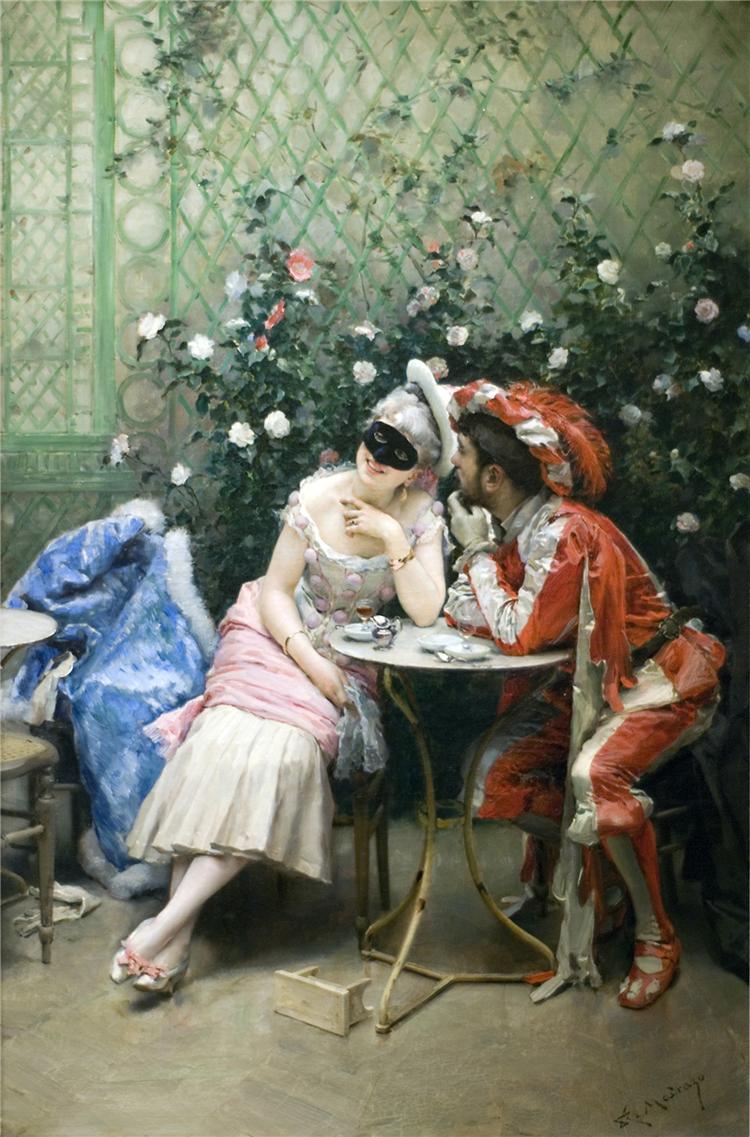 "Los enmascarados" (1875-78), Raymundo Madrazo