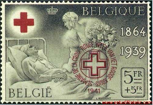 Sello de 1939 Cruz Roja Lujo
