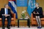 Con la directora general de la UNESCO, Irina Bokova (Foto: Cubadebate)