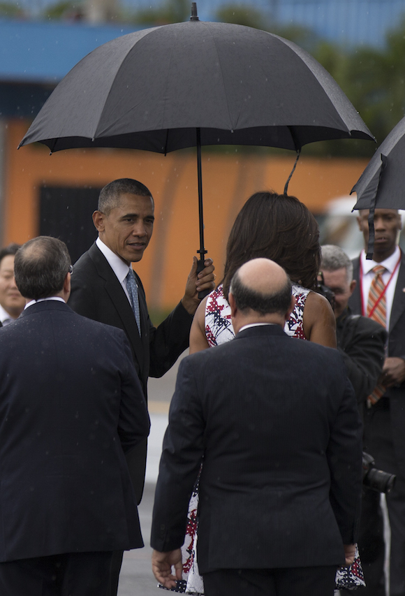 El Presidente Barack Obama llegó a La Habana. Foto: Ismael Francisco/ Cubadebate