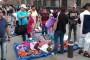 Vendedores informales en la calle de Moneda, en el centro histórico de Ciudad de México