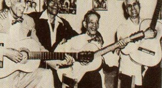 De izquierda a derecha: Rosendo Ruiz, Manuel Corona Sindo Garay, Alberto Villalón