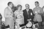 Premio Casa de las Américas, 1960.
Alejo Carpentier, Haydee Santamaría, José Manuel Valdés Rodríguez y José Soler Puig.