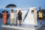 El monumento con la placa conmemorativa que acredita a La Habana como Ciudad Maravilla fue develado en la explanada del Castillo de San Salvador de la Punta (Foto: Néstor Martí)