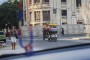 Es usual ver bici-taxis con banderas cubanas y extranjeras. (Foto: L. Eduardo Domínguez/ Cubadebate.)