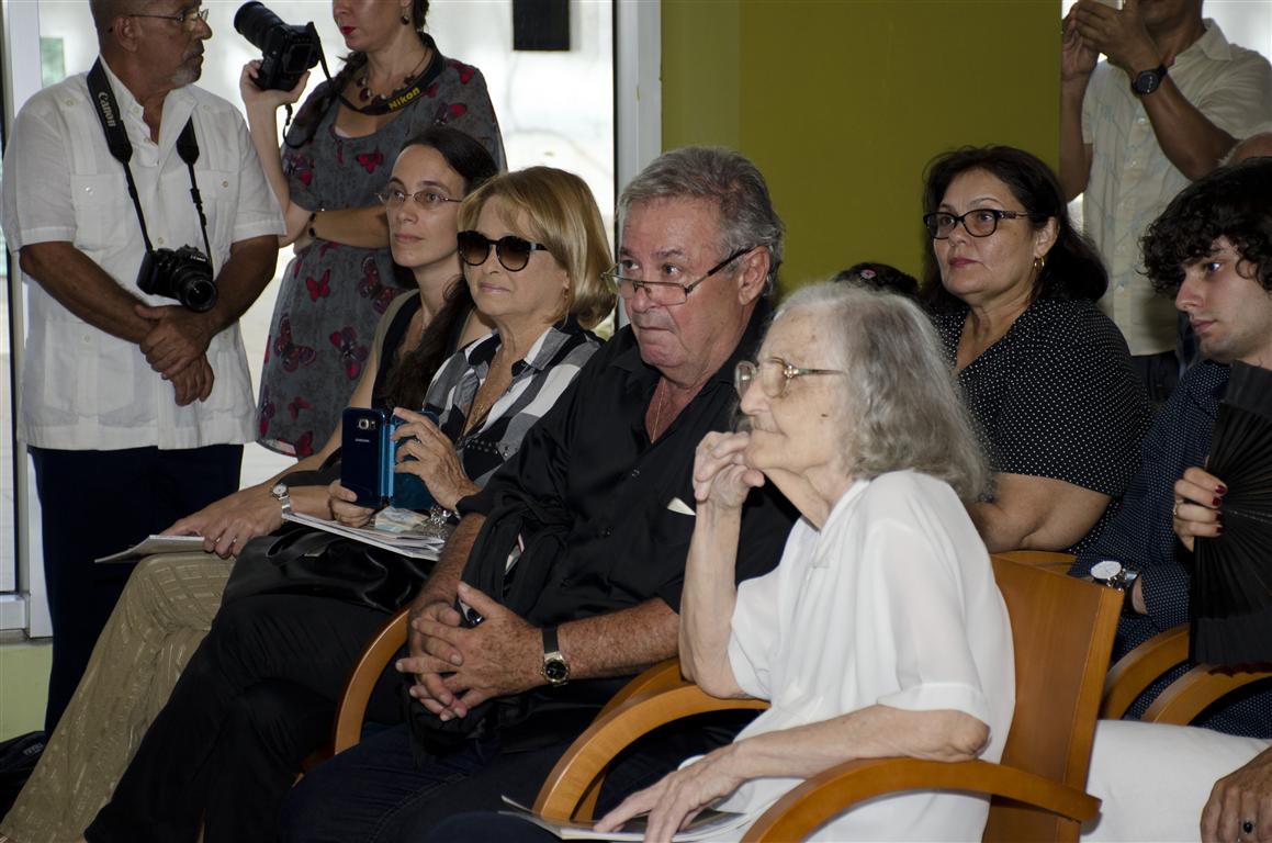 Entre el público, Fina García Marruz y José María Vitier