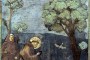 Francisco de Asís dando un sermón a los pájaros