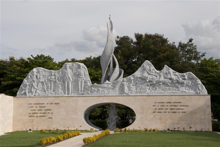 Monumento ubicado en la Plaza de la Patria