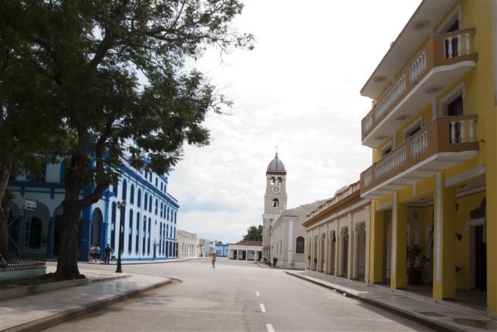 Vista de la Iglesia de San Salvador de Bayamo, la Catedral