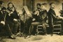 La "Sociedad de Música Clásica" de 1884. De izquierda a derecha: José Vandergutch, Charles Werner, Tomás de la Rosa, Félix Vandergutch y Hubert de Blanck