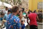 Un grupo de veterinarios realiza la Desparasitación Masiva de mascotas en el Centro Histórico de La Habana, febrero 2017