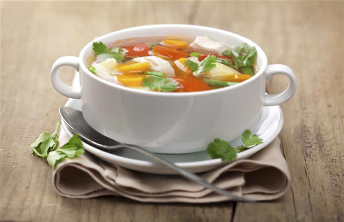 chicken soup with vegetables