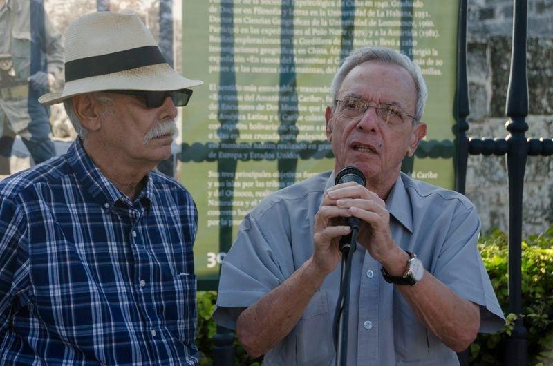 Ángel Graña y Eusebio Leal (1)