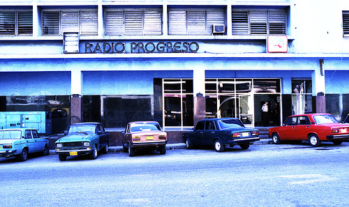 Cuba - Radio Progreso y RHC fachada edificio