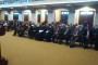 Eusebio leal Historiador de la Ciudad junto al auditorio en la Sala Magna de la Universidad de La Habana celebra sus 290 años de creada