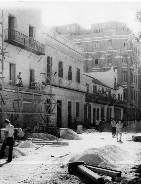 Reanimación de la calle Obsipo, años '80