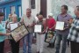 Los tres laureados nacionales asistieron a la premiación. (Foto: Lisandra Gómez/ Escambray)