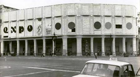 Hotel Telégrafo, edificio antes de la restauración,años '90