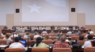 Inauguración de la por el XXII Conferencia científico técnica  de la Construcción .Palacio de Convenciones.convenciones. La Habana 2 de Abril 2018.