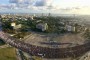 Desfile del Primero de Mayo en La Habana visto desde el mirador de la Plaza de la Revolución José Martí. Foto: Leysi Rubio/ Cubadebate.