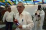 El Dr. Eusebio Leal Spengler (C), Historiador de La Habana, recibió la Mpaka y el certificado del Premio Internacional del Caribe, en ceremonia celebrada en el Salón de los Vitrales de la Plaza de la Revolución de Santiago de Cuba, el 6 de julio de 2018.   ACN FOTO/Miguel RUBIERA JÚSTIZ/ogm