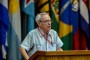 El Dr. Eusebio Leal Spengler, historiador de La Habana, durante su intervención en la plenaria dedicada al pensamiento de Fidel, en el marco del  XXIV Encuentro del Foro de Sao Paulo, en el Palacio de Convenciones de La Habana, el 17 de julio de 2018.      ACN  FOTO/ Abel PADRÓN PADILLA/ rrcc