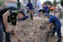 Excavación de la muralla (Foto: Oficina del Historiador de la Ciudad de La Habana)