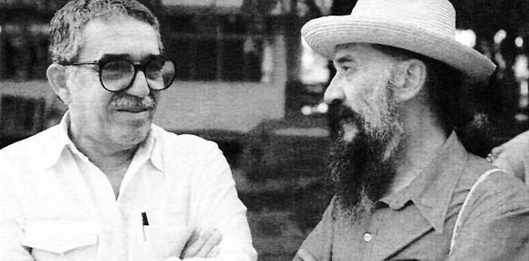 Dos genios de la cultura iberoamericana: Fernando Birri (der.) y Gabriel García Márquez. Foto: Nuevo Cine Latinoamericano.