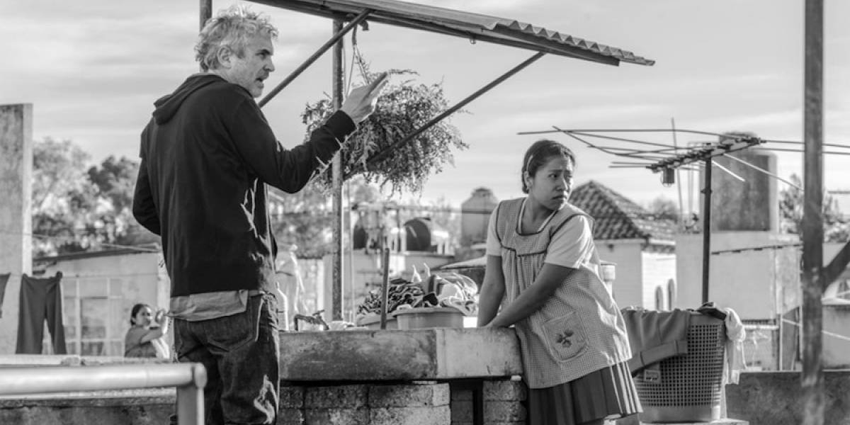 Alfonso Cuarón durante el rodaje de “Roma”. Foto: Publinews.