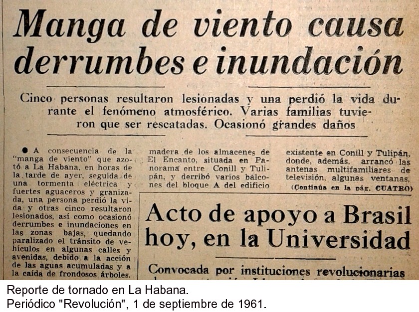 Tornado Habana 1961