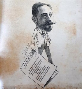 Caricatura de Antonio San Miguel. El Fígaro 1888