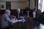 Momentos del encuentro del Doctor Eusebio Leal Spengler con el Excelentísimo Señor Finian McGrath, Ministro de Estado de Irlanda con Responsabilidad Especial en Discapacidad
