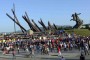 Desfile por el Primero de Mayo, Día del Proletariado Mundial, en la Plaza de la Revolución Antonio Maceo, en Santiago de Cuba, el 1ro. de mayo de 2019.   ACN   FOTO/Miguel RUBIERA JUSTIZ/sdl