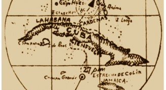 Mapa ciclón de Cienfuegos 1935