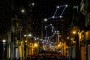 Luces de la ciudad italiana de Turín alumbran la céntrica calle Galiano en La Habana por el aniversario 500 de la capital. Foto: Abel Padrón Padilla/Cubadebate