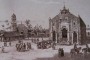 Grabado de la villa de San Juan de los Remedios en el siglo XIX realizado por el artista Federico Mialhe.