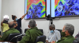 Consejo de Defensa analiza situación de la tormenta tropical Eta Foto: Ricardo Gómez