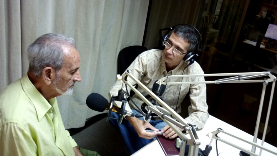 Con Gilberto Silva destacado mastozoólogo y académico cubano