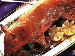 asando el puerco