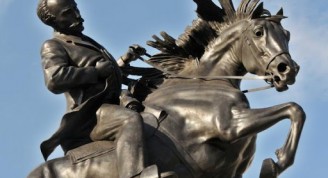 Réplica de la estatua ecuestre del Héroe Nacional cubano José Martí, obra de la artista estadounidense Anna Hyatt Huntington, en el Parque Plaza 13 de Marzo, en La Habana, Cuba.  18 de enero de 2018.  ACN FOTO/Omara GARCÍA MEDEROS/sdl