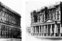 El edificio en 1907 y 1919
