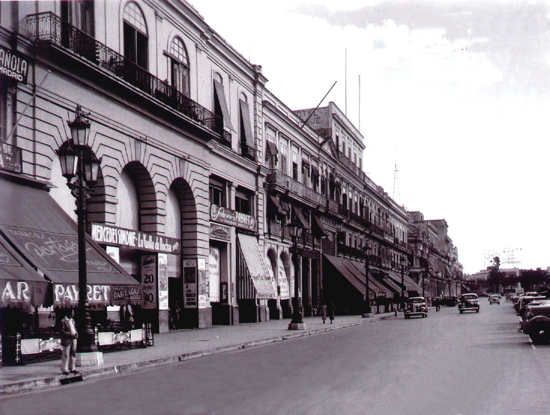 Los Aires Libres del Prado, desde San José a Teniente Rey, década de 1940