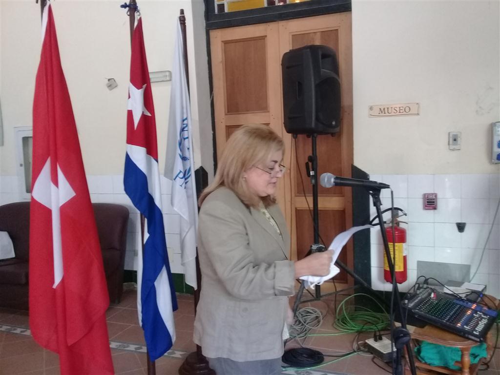 Déborah Rivas Vice-ministra MINCEX habla de las relaciones entre Suiza y Cuba (Medium)