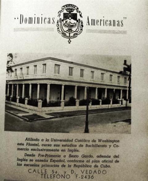 Anuncio de las Hermanas Dominicas Americanas,1925